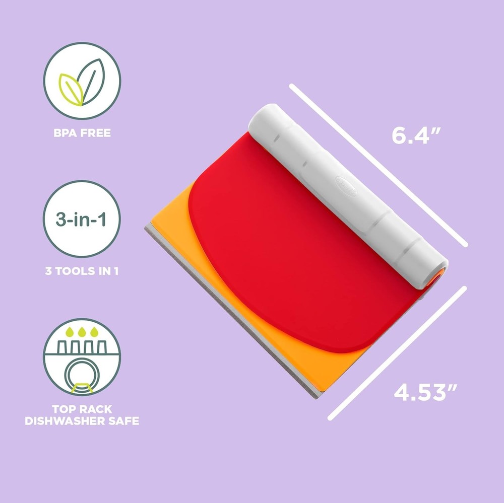 Pastry Bench Scraper, Set of 3