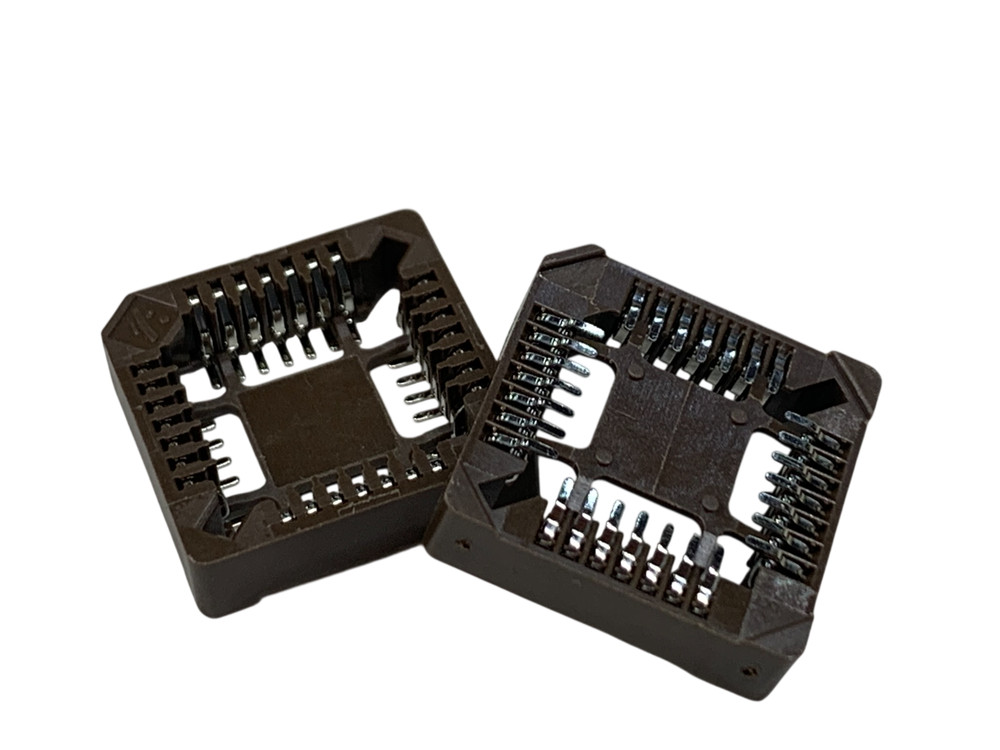 25-pcs PLCC IC Socket Connector PLCC28 28 Position Pin SMT SMD Surface Mount