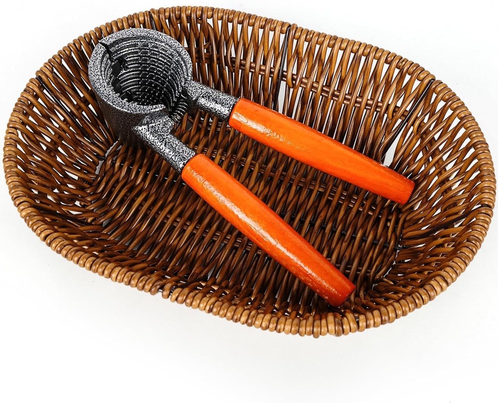 Comfortable Nutcracker Tool with Vintage Basket - Ideal for Cozy Gatherings
