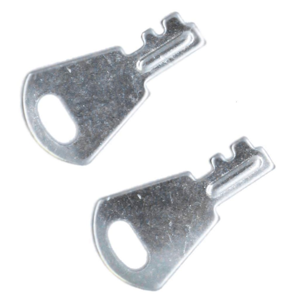 Mid-Size Lockable Briefcase Style Latch with Keys Nickel Plated