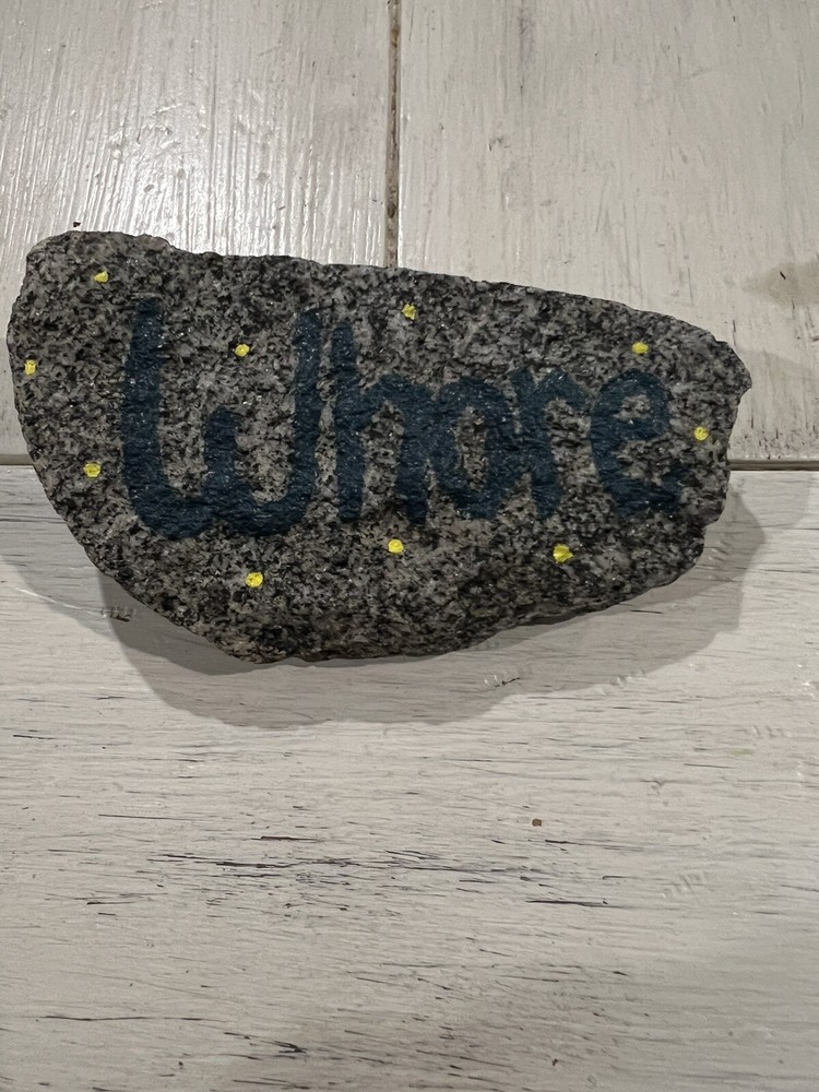 Hand painted Sarcasm Message Rocks