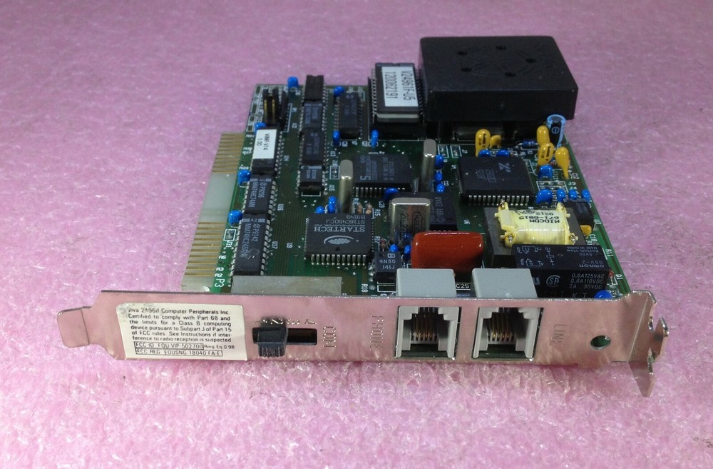 COMPUTER PERIPHERALS VIVA 2496IF 2400Bps 8-BIT ISA INTERNAL FAX MODEM V2496IF-U5