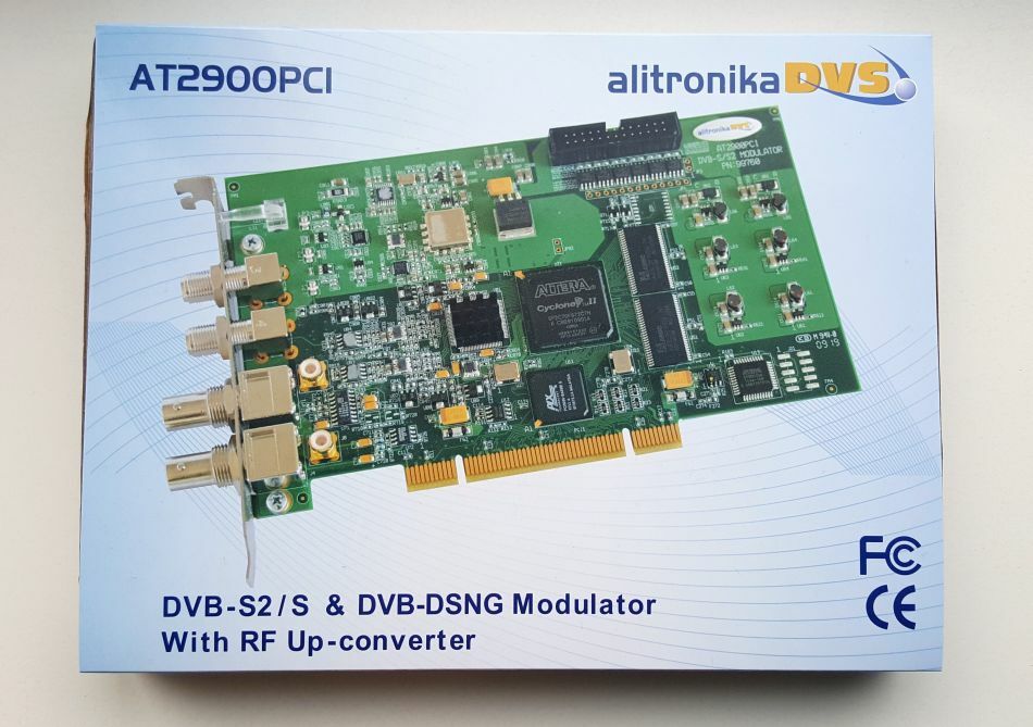 Alitronika AT2900PCI DVB-S2X, DVB-S2, DVB-S & DVB-DSNG Modulator