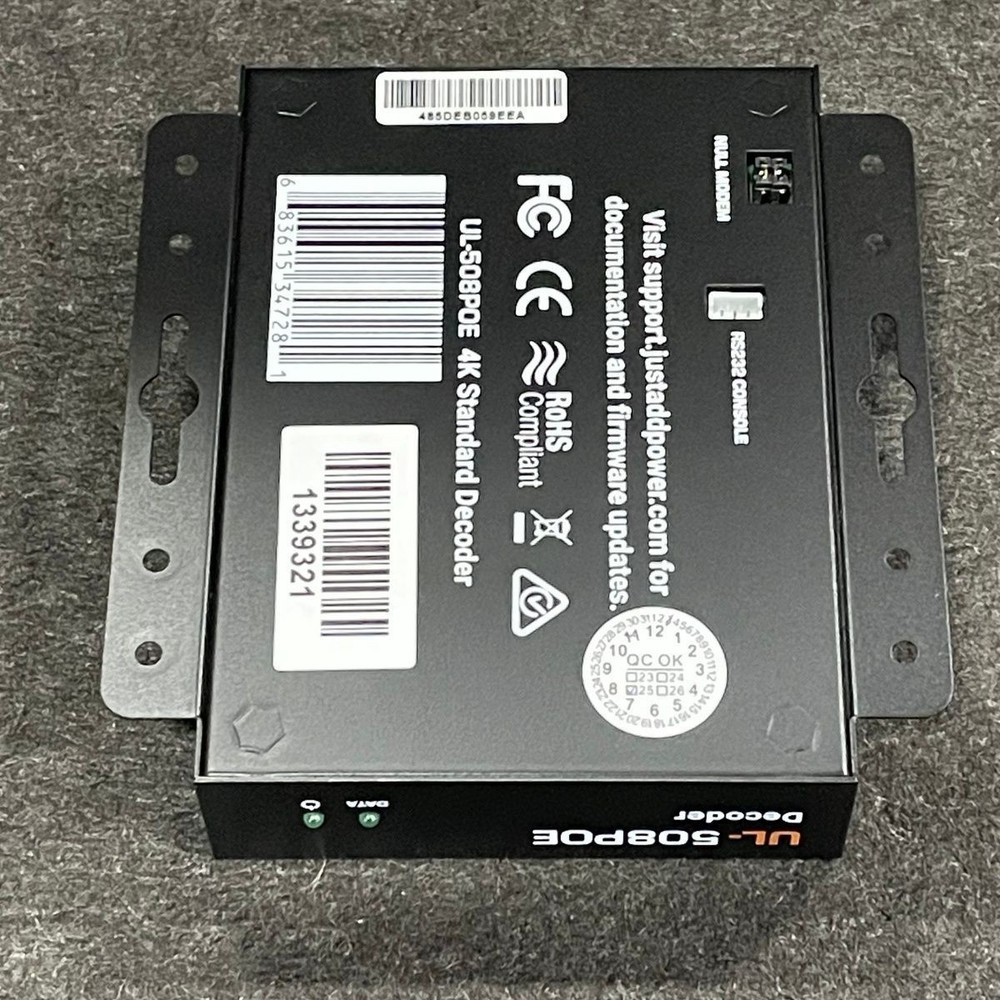 JUST ADD POWER UL-508POE 4K Standard Decoder