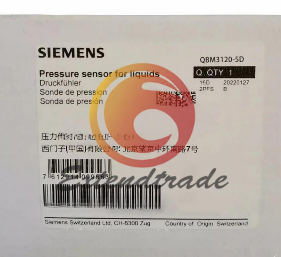 1PC NEW Siemens QBM3120-5D difference pressure sensor
