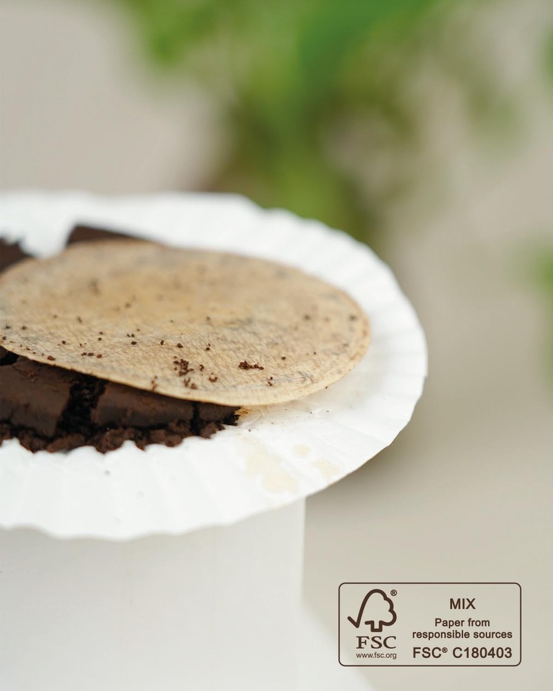 Bake Choice 500-Count Replacement Paper Filters - Round Disposable Coffee Fil...