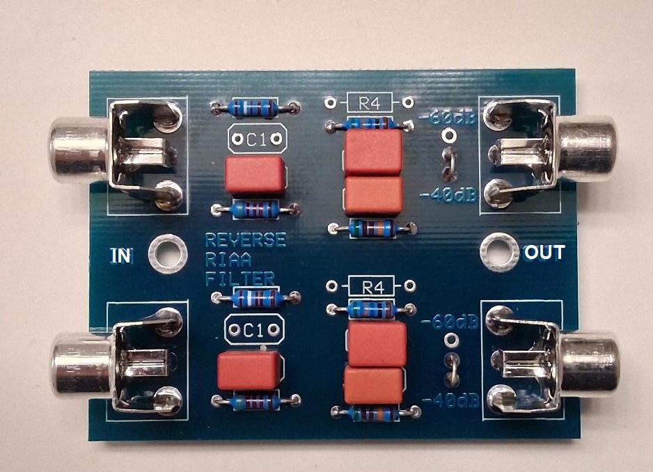 RIAA Inverse Filter for testing & To calibrate RIAA Pre Amp RIAA