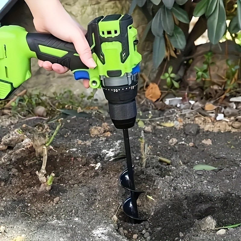Multi-Functional Auger Drill Bit - For Soil & Gardening, Fits Power Drills