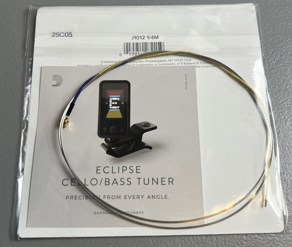 D'Addario Prelude Cello Single D String, 1/4 Scale, Medium Tension