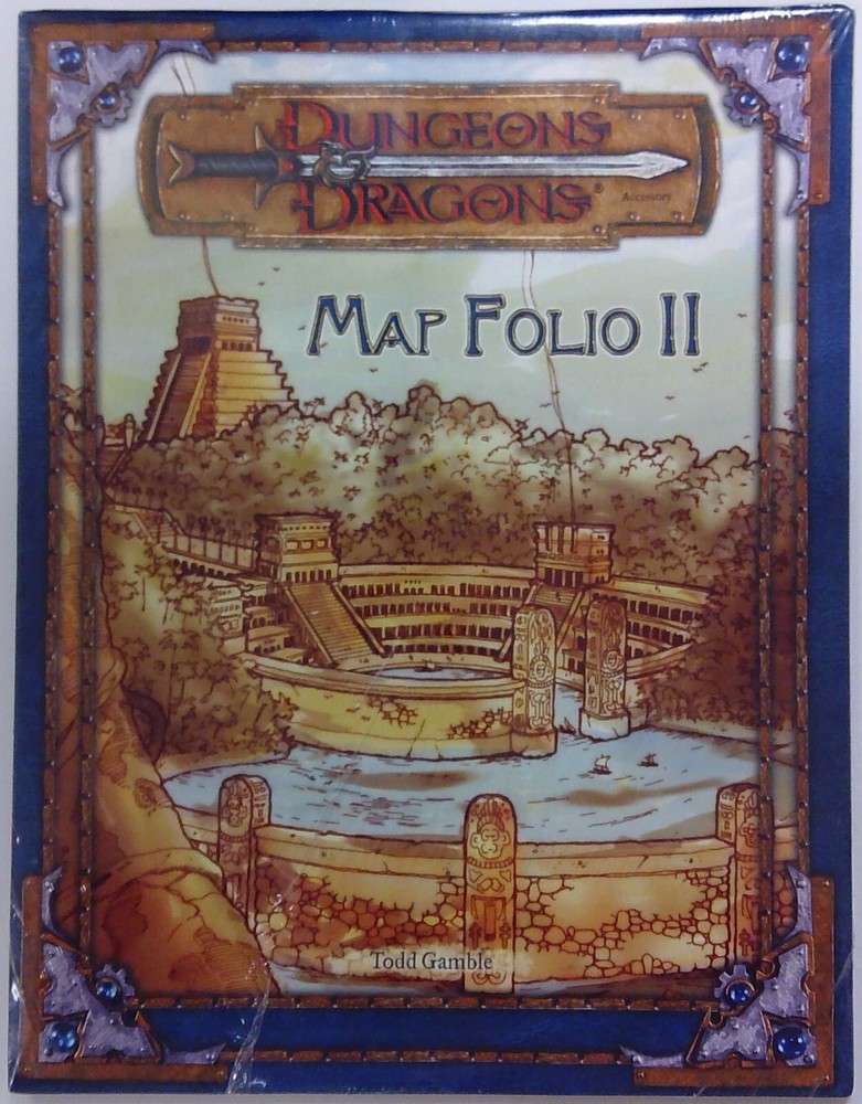 DUNGEONS AND DRAGONS: MAP FOLIO II  (3.5 ED) WOC965690000 D&D