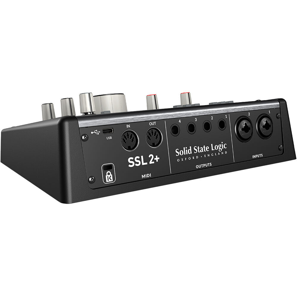 Solid State Logic SSL 2+ MKII - Audio Interface w/ Headphones, XLR & MIDI Cable