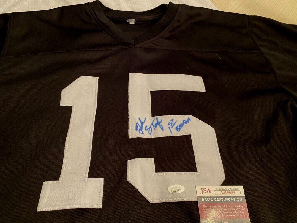 JOHN STOFA (1st Bengal Draft Pick) Signed Bengals Jersey -JSA Authenticated