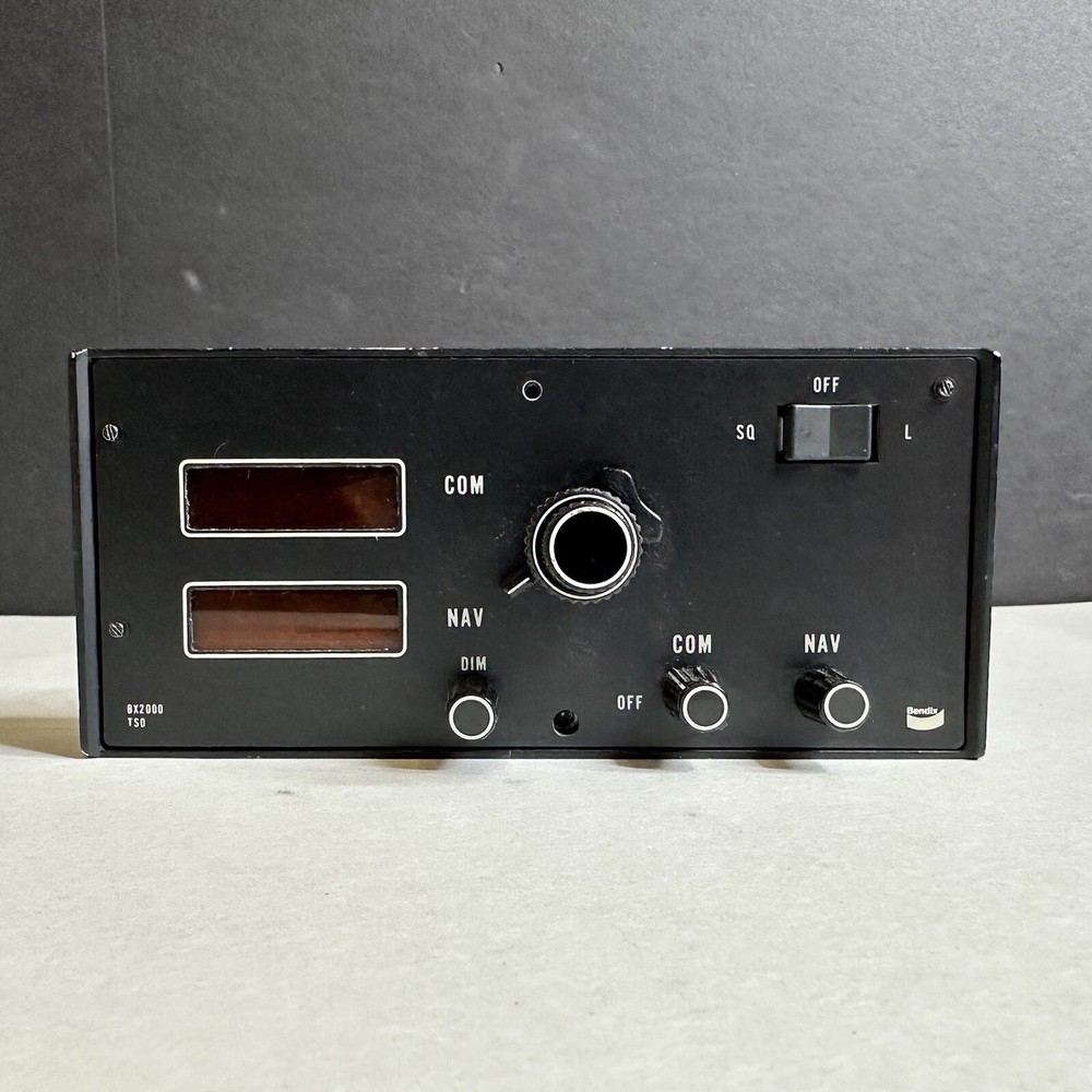 Bendix BX2000 TSO Nav Comm Computer Front Panel Assy 3604169-0507