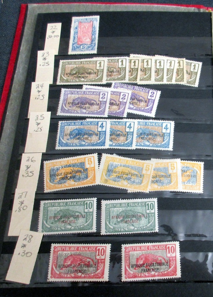 Middle Congo (Pre-Republic) BONANZA Stock Book