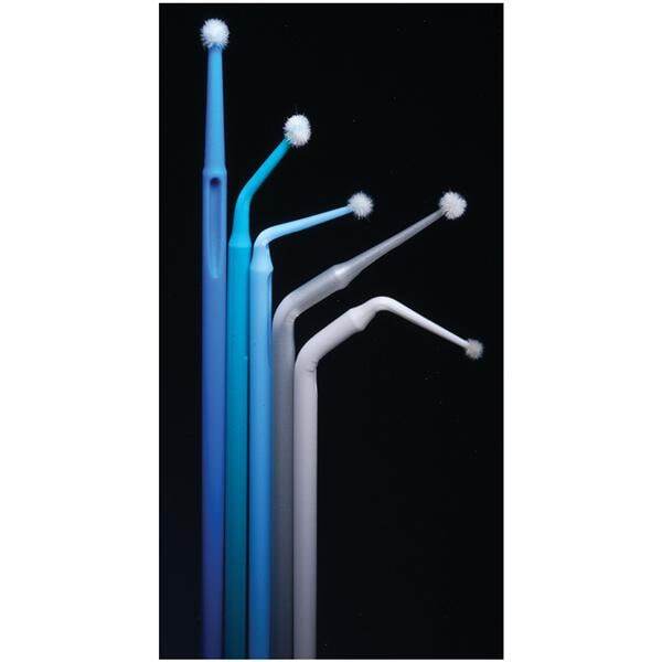 Magic-Brush Double Bending Micro Applicators Teal, Medium, 300/Pkg - Denbur