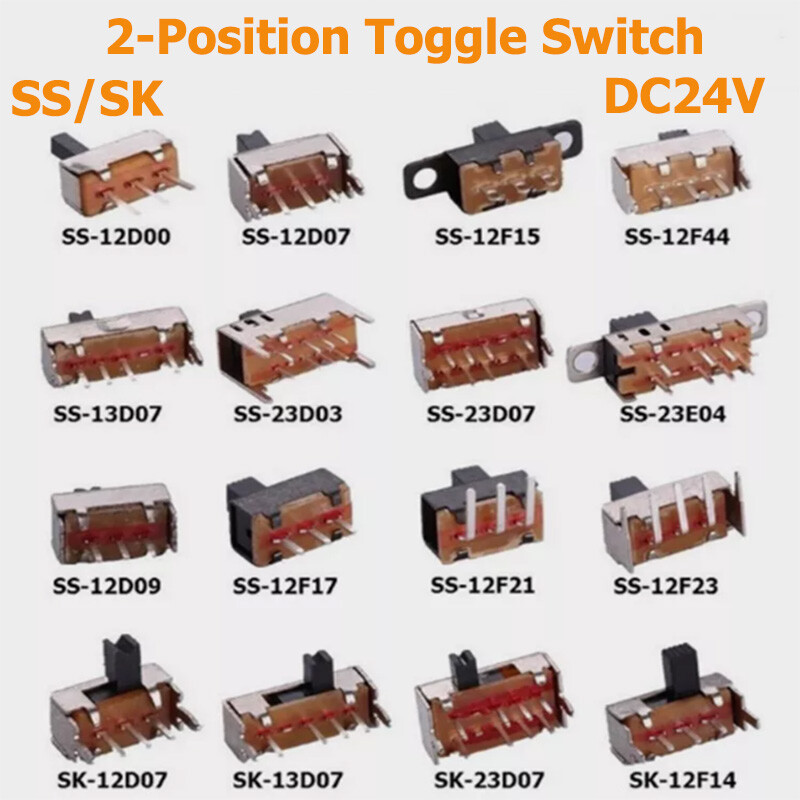Mini Miniature Model Railway Slide Switch 2-Position SPDT Toggle Switch On-OFF