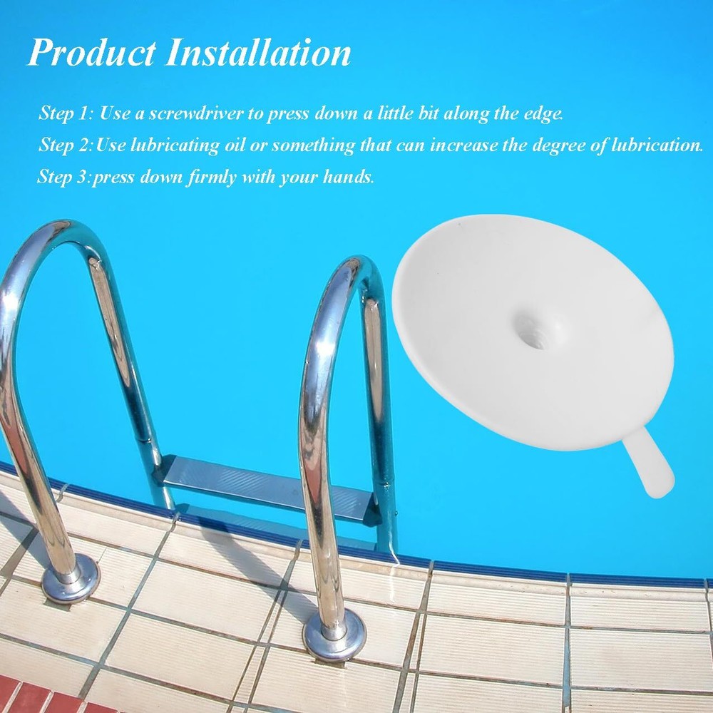 Pool Step Suction Cups for Innova Plas Ladder Above Ground Steps 4Pcs