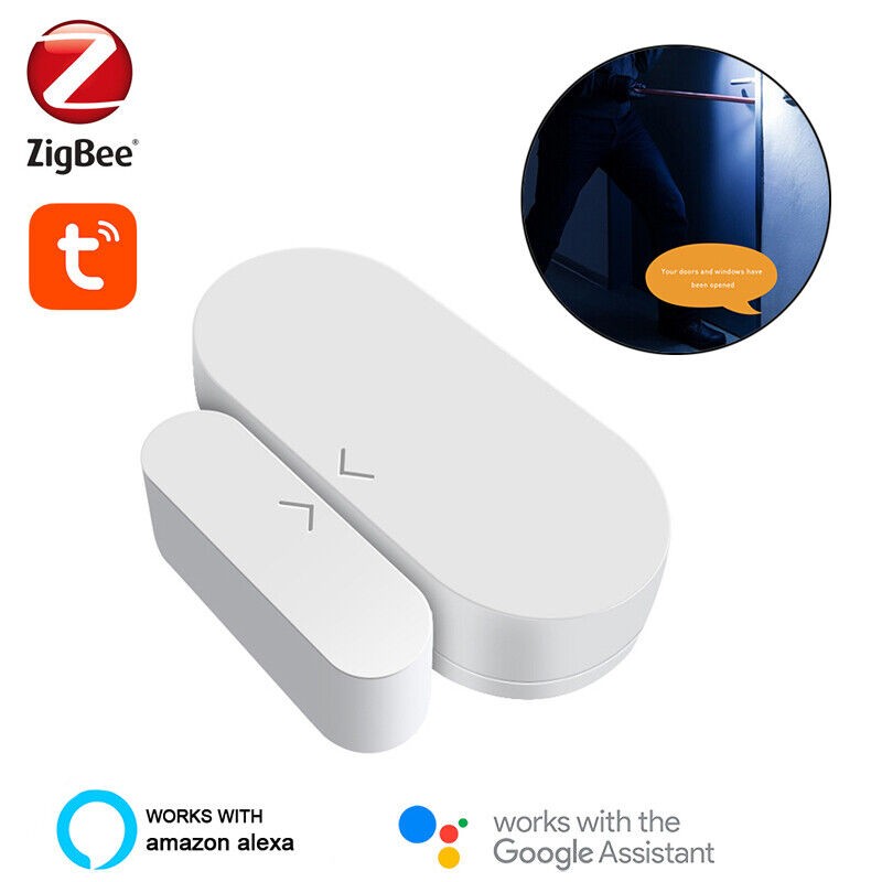 Tuya ZigBee Hub Wireless Door Window Contact Sensor App Remote Control Alarm
