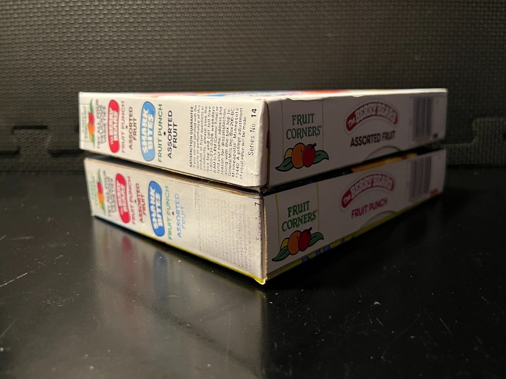Vintage 1989/1990 Berry Bears Fruit Snacks - Two REPRODUCTION Boxes