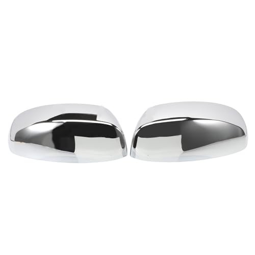 2 PCS Upper Mirror Cap Chrome Plated Compatible with 2007-2013 Silverado