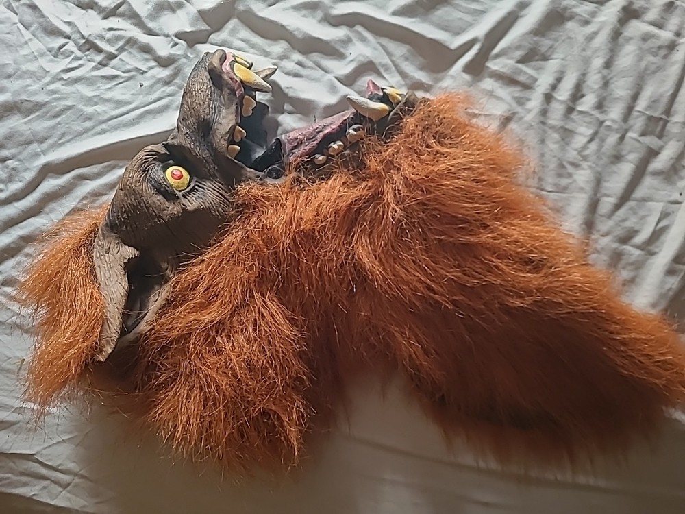 Howling Wolf Halloween Mask Brown