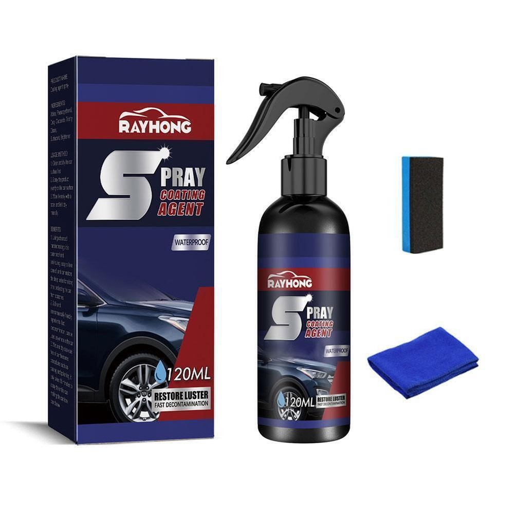 2Pcs Multi-functional Coating Renewal Agent Quick Coating Spray High Protection