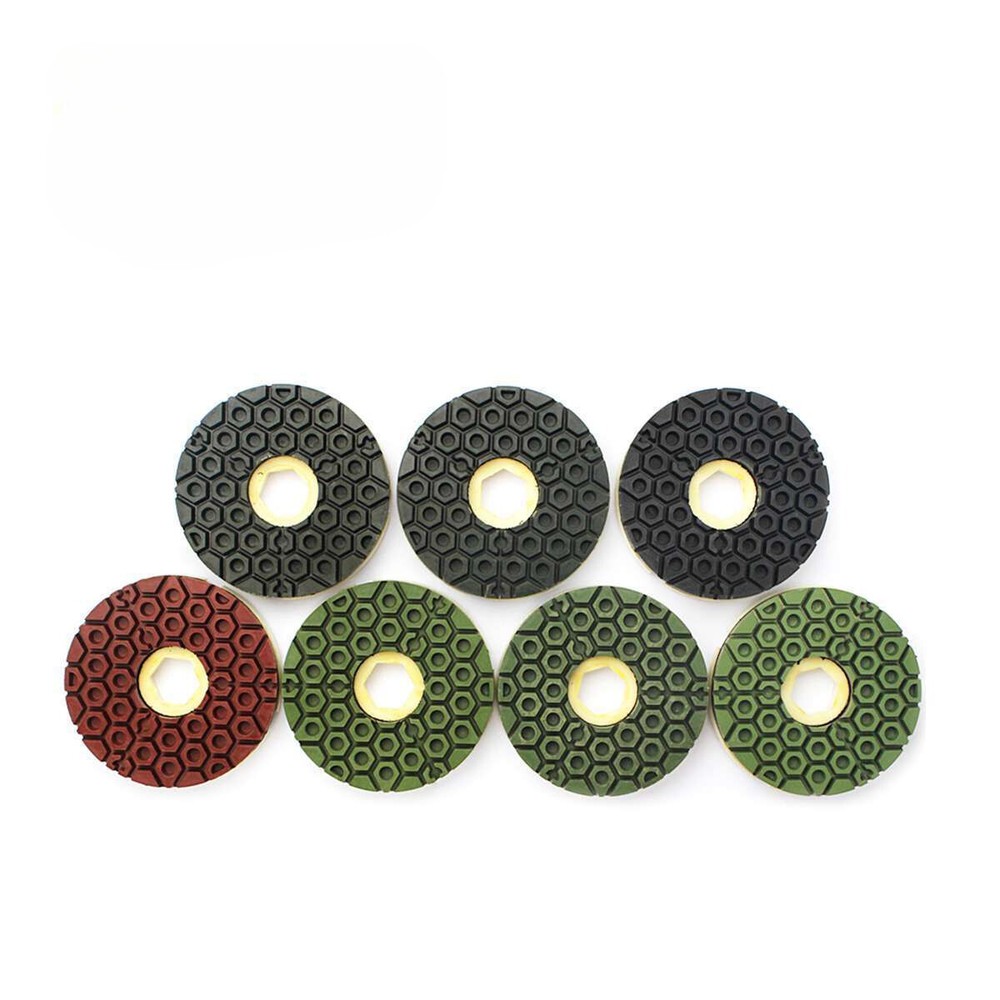 5"*5mm diamond edge grinding wheel back with snail clasp connection