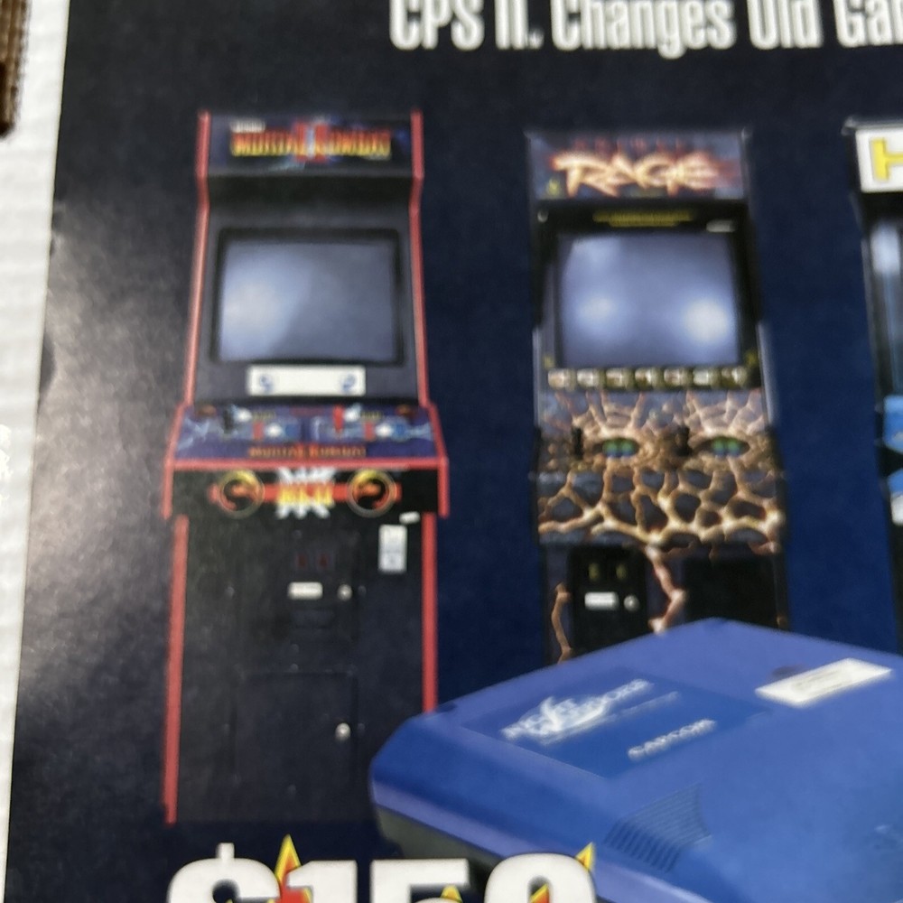 11- 8.5'' Capcom CPS2 X-men Night Warrior ARCADE VIDEO GAME FLYER