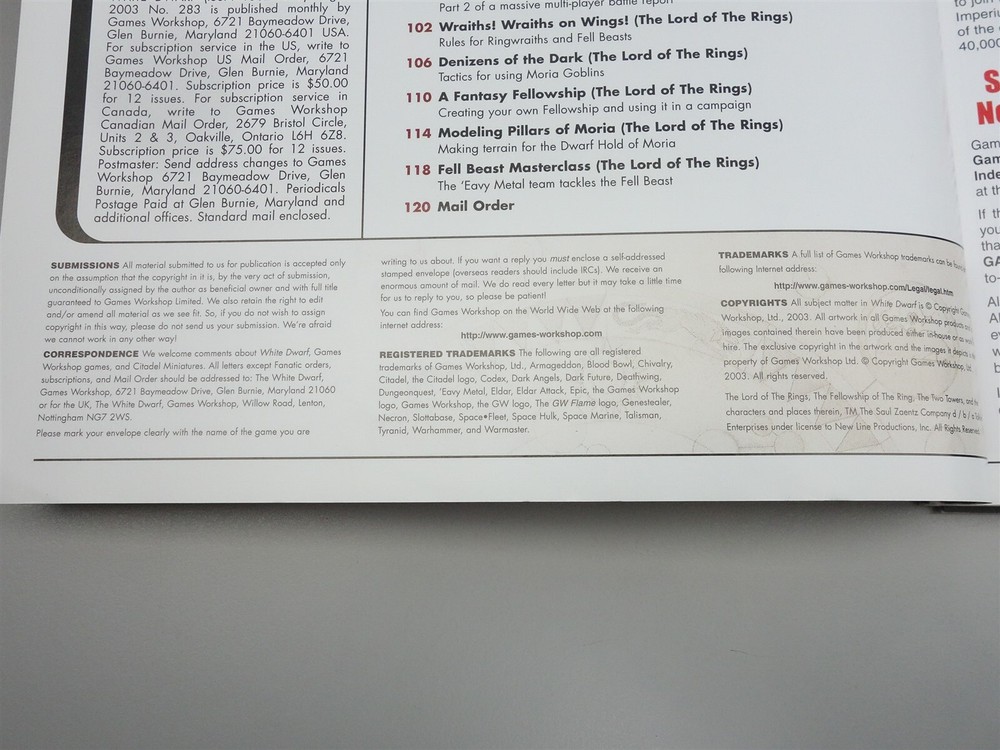 White Dwarf: Issue 283 (Games Workshop)