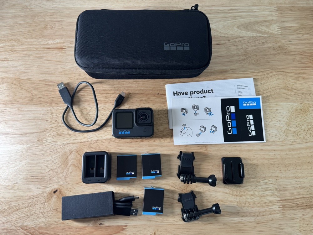 GoPro HERO10 Black Action Camera + Extras