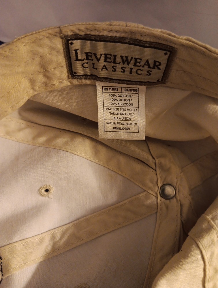 JONATHAN'S LANDING TAN, LEVELGEAR CLASSICS STRAPBACK GOLF CAP.