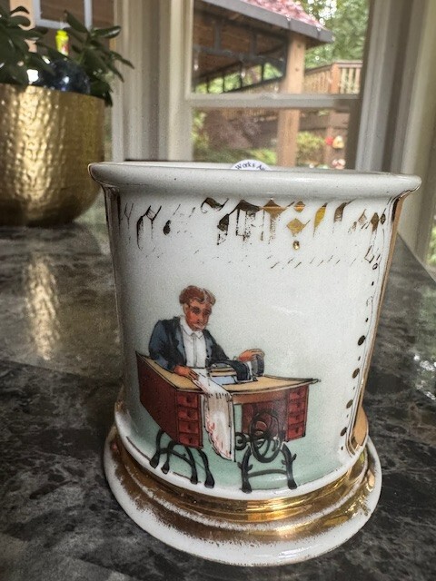 ~EARLY~OCCUPATIONAL SHAVING MUG~Tailor~