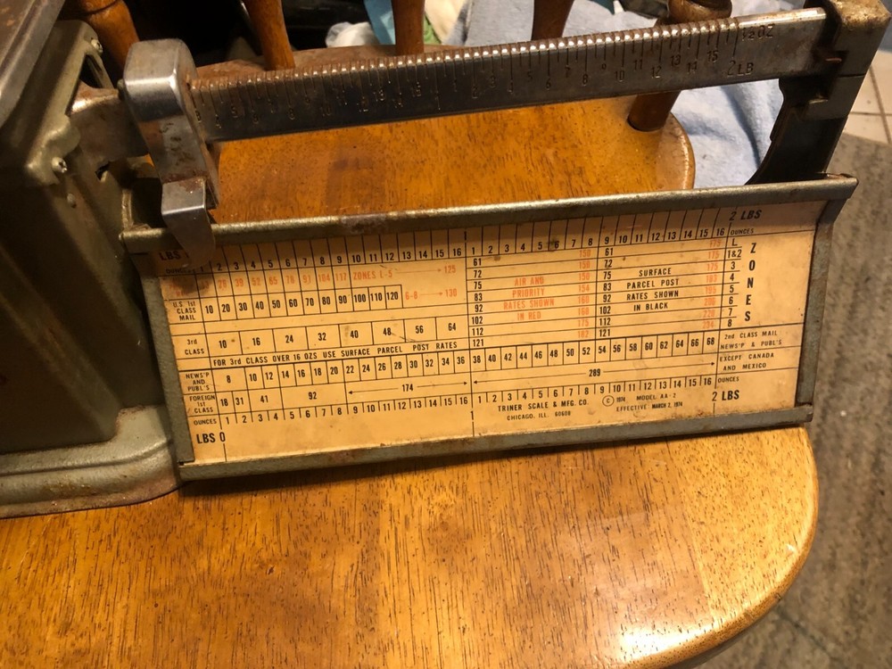 Vintage Triner Postage Scale