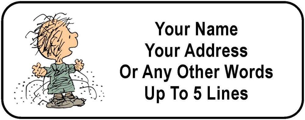 30 Pig Pen ( Peanuts ) Personalized Address Labels