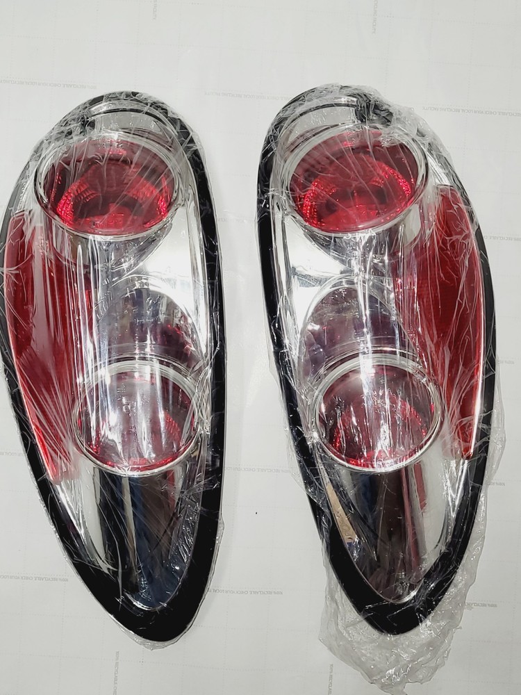 Tail Light Assembly Compatible with PT Chrome-Red/for Cruiser 2001-2005