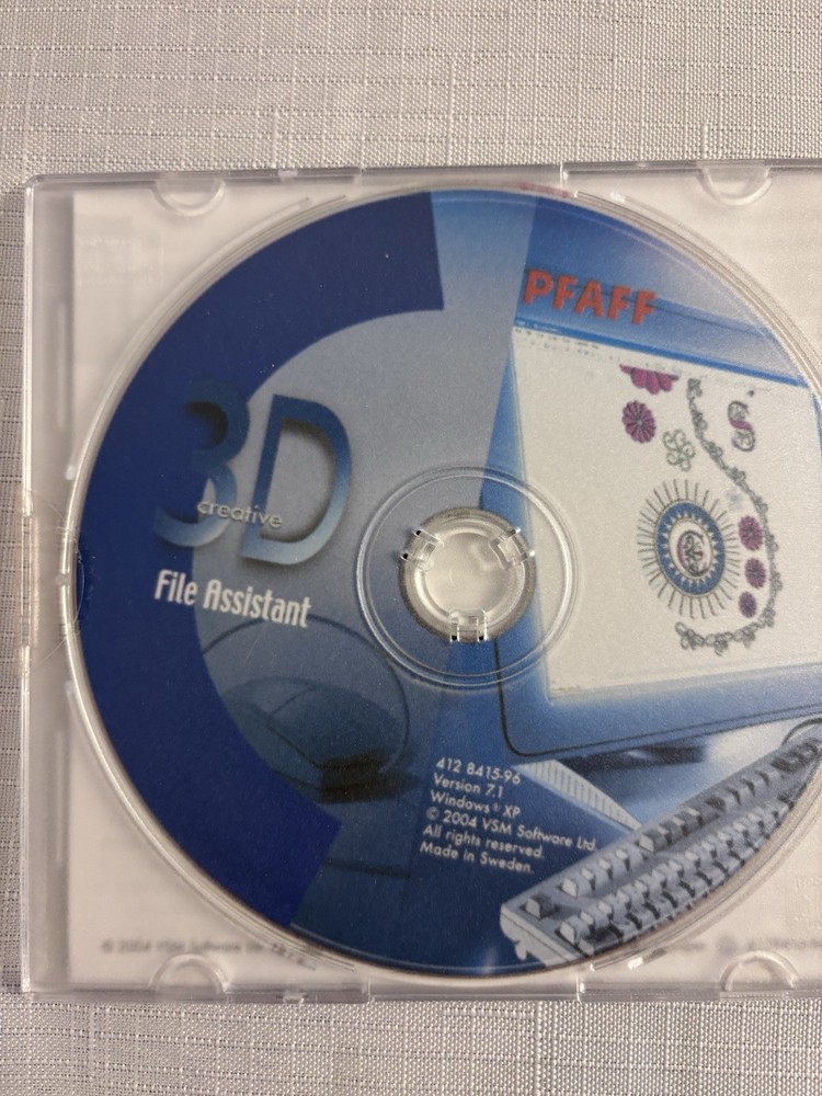 PFAFF 3D Creative Sketch Embroidery Software