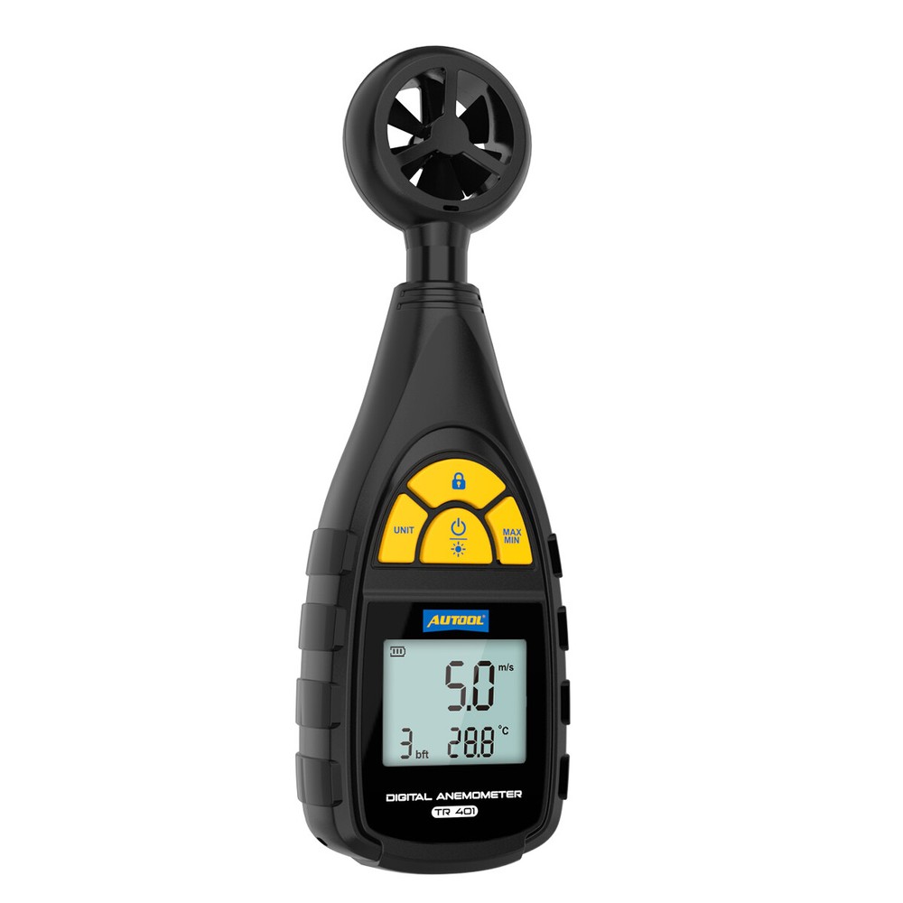 Digital Anemometer Wind Speed Meter 0~30m/s Test Wind BFT Wind Chill Temperature
