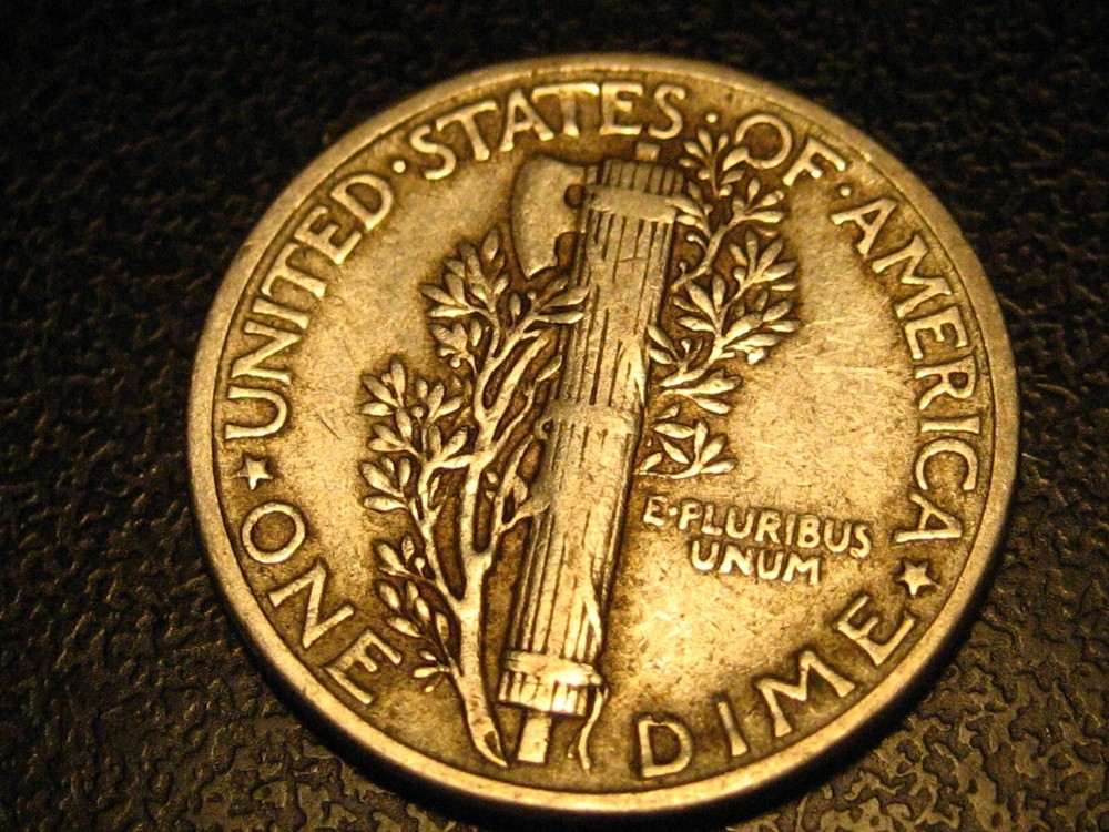 1944-P 90% Silver Mercury Head Dime