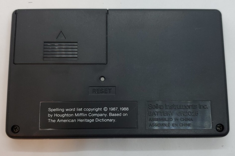Seiko Instruments SII WP-1100 Spell Checker