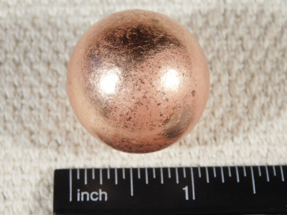 Solid COPPER SPHERE From Michigan 117gr