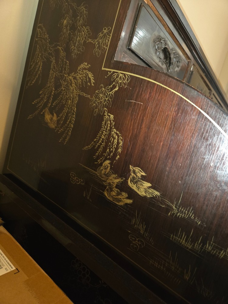 Oriental Antique Roll Top Desk