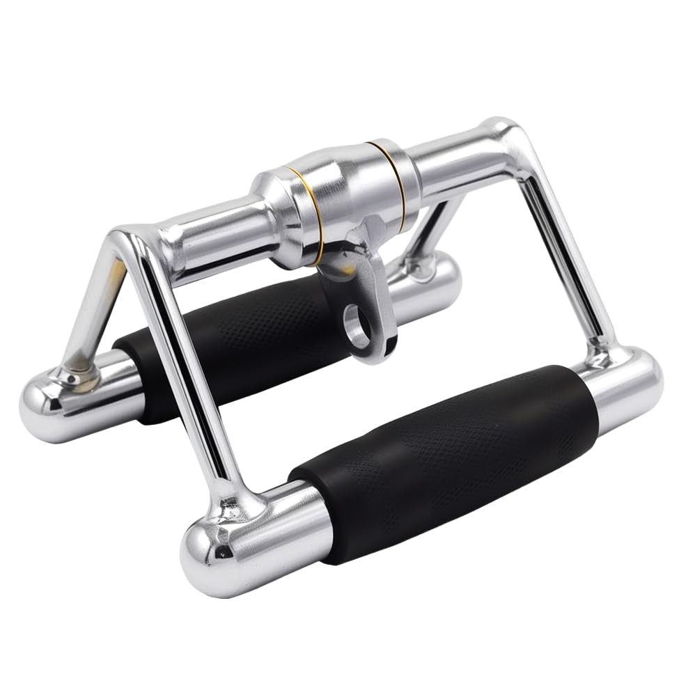 LAT Pull Down Bar Rotating Press Down Bar Tricep Rope Double D Row Handle