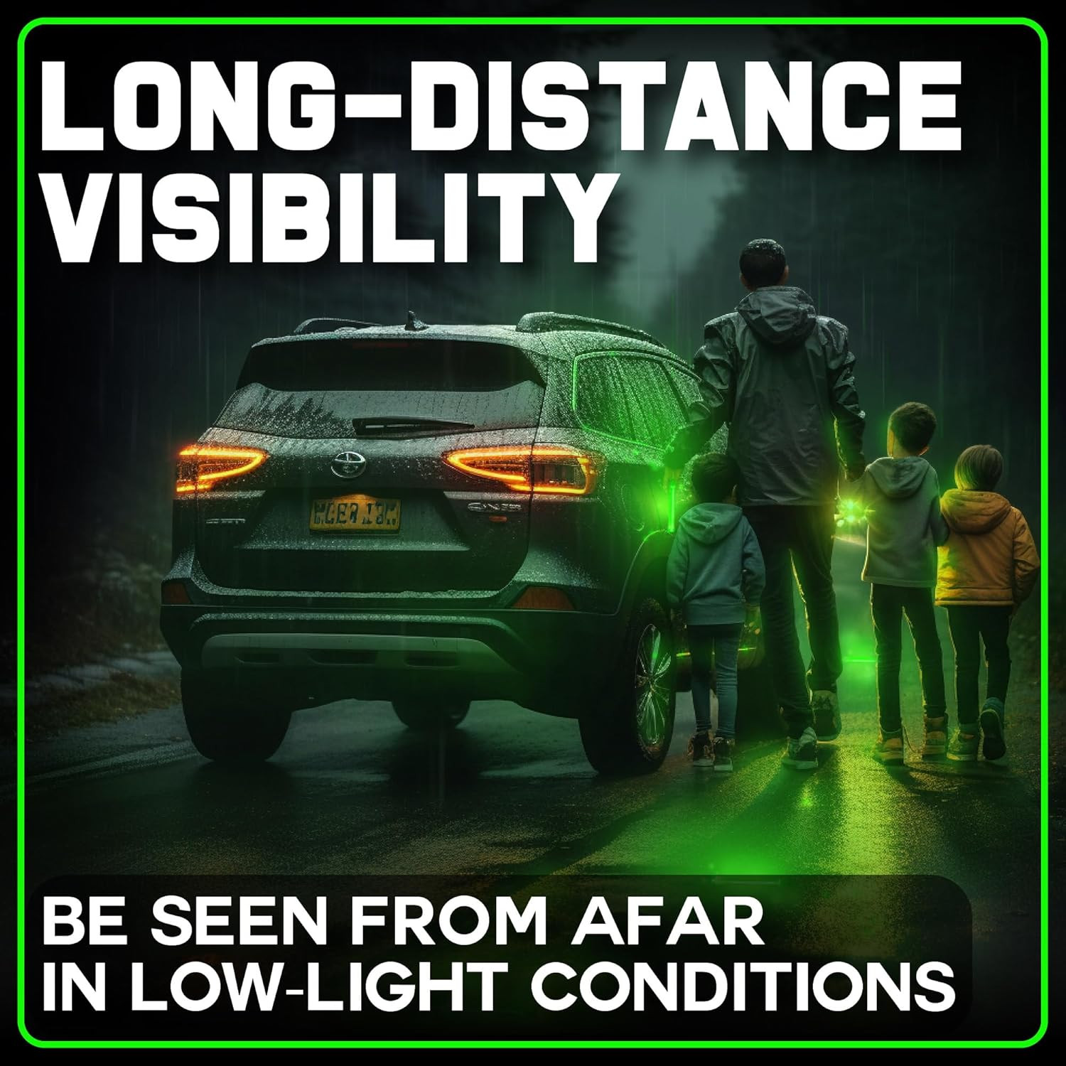 Green Glow Sticks Emergency Chem Lights (6", 25 Pack) Military Grade 12 Hour Bul