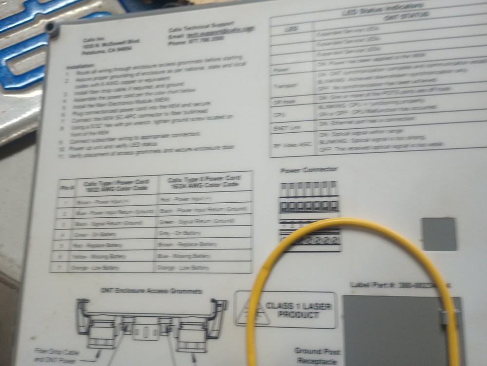 Calix Network Router 714x ONT, BVL3ANEFAA