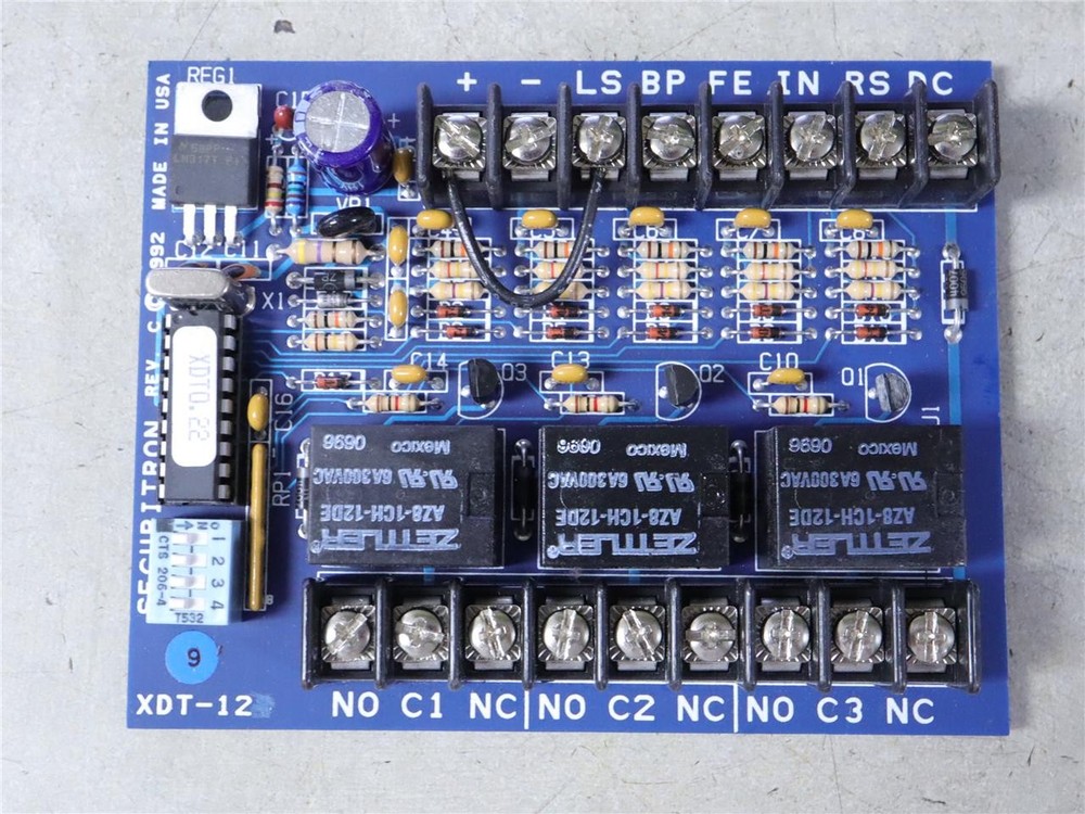 Securitron  XDT-12 Exit Delay Timer Control Circuit Board