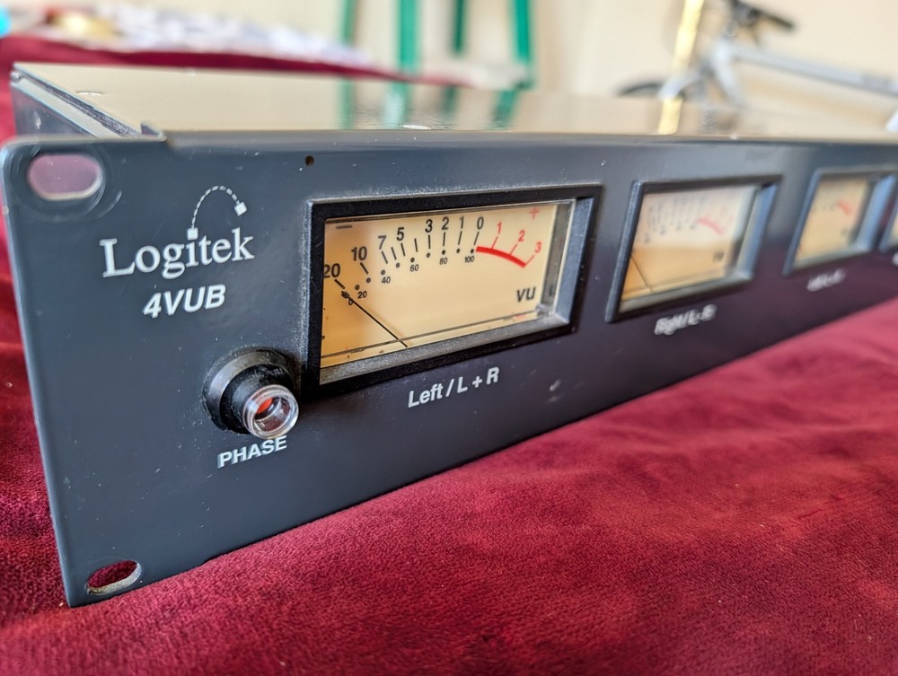 logitek 4vub 4 vu meter fully adjustable and 100% working