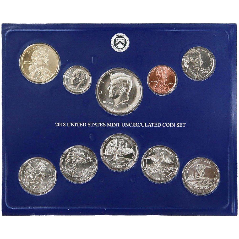 2018 Mint Set Original Plastic 20 BU US Coins BU