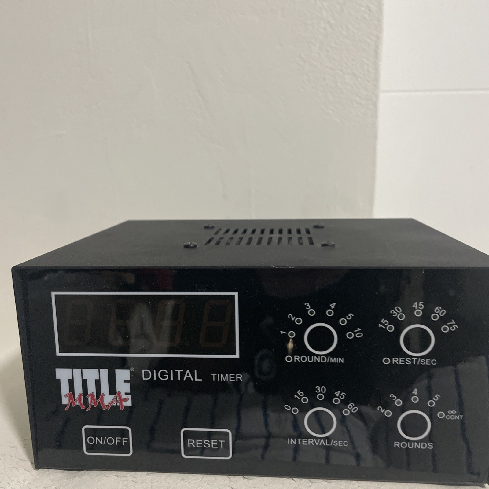 Title Digital Boxing Timer New