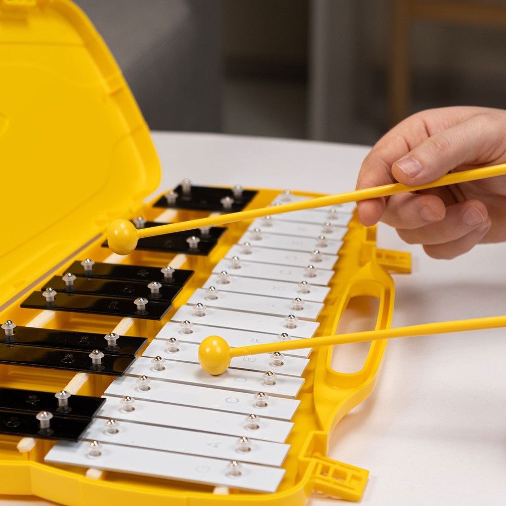 Xylophone, 25 Notes Colorful Xylophone, Yellow