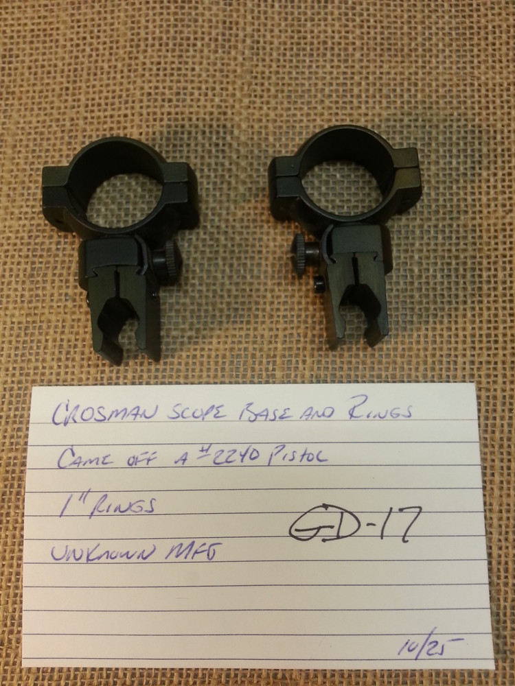 Crosman Air Pistol Scope Rings